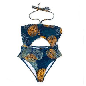 Cupshe Tropical Cut-out One Piece Swimsuit